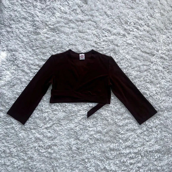 Vintage 90’s Brown Wrap Shrug - Picture 5 of 9